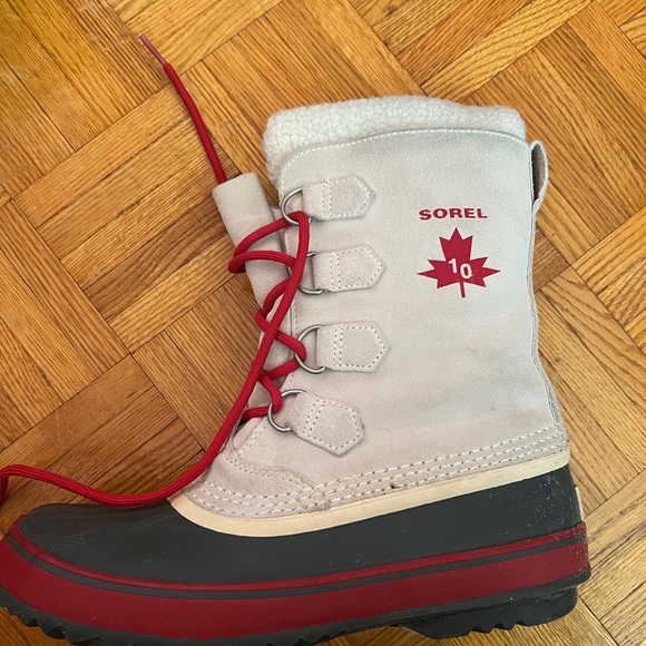 Sorel Hand Crafted Leather Limited Edition Winter Boots 2010 - Picture 2 of 4